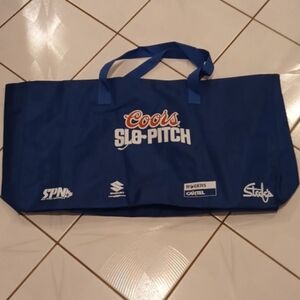 4/$80 New Coors Slo-Pitch Blue Baseball Base Bag